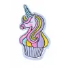 Aplike Ütü İle Yapışan Unicorn Pembe Arma 5x4 cm