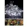 New 100 Ledli 8 Fonksiyonlu 10 Metre Led Aydınlatma Dekor Lambası (beyaz)
