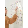 New 100x150 cm Statik Kağıt Elif-Ba Öğrenme Tahtası