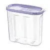 New 2 Kapaklı Ölçekli Erzak Kuru Gıda Saklama Kutusu Kabı - 1,7 Litre - SA935