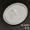 New 20 Adet Şeffaf Yuvarlak 3 Cm Çaplı Güçlü Disk Yapışkanlar