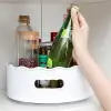 New 360 Derece Dönebilen Mekanizmalı Yuvarlak Tepsi Formlu Sunum ve Servis Organizer Tablası