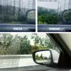 New 4 Parça Yan Aynalar ve Yan Camlar İçin Araç Ayna Yağmur Kaydırıcı ve Cam Buğu Önleyici Film Seti