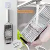 New Ayarlanabilir 3 Farklı Başlıklı Tutmalı Sebze Dilimleyici Peynir Rendeleyici Aparat