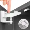 New Bebek Çocuk Güvenliği Korumalı Yapışkan Çekmece ve Dolap İçin Tutucu Gizli Güvenlik Kilidi