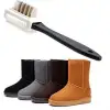 New Çift Taraflı Pratik Taşınabilir Süet Nubuk Deri Çizme Bot Ayakkabı Temizleme Bakım Fırçası