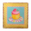 New Decotown Duvar Panosu 40*40 Cup Cake Muffin Motifli Duvar Süsü