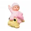 New Decotown Hediyelik Sevimli Pembe Bebek Biblo Polyester Süs Eşyası