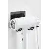 New Fön Makine Askısı Siyah Yapışkanlı Fön Makine Tutucu