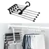 New  Hareketli Dolap İçi Pantolon Kravat Şal Askı Sistemi Düzenleyici Katmanlı Askılık Organizer