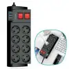 New Isıya Dayanıklı Termal Akım Korumalı 2 Metre 16A 4000W 8li Priz ve 3 Usb Li Uzatma Kablosu