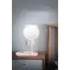 New Kedi Kulaklı Telefon Standlı Yuvarlak Dokunmatik Led Ayarlı Masa Üstü Makyaj Aynası