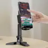 New Masaüstü Telefon Standı 360 Derece Dönebilen Başlıklı Ayaklı Telefon Tripodu