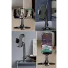 New Masaüstü Telefon Standı 360 Derece Dönebilen Başlıklı Ayaklı Telefon Tripodu