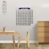 New Matematik Öğreten Yüzlük Tablo Duvarda İz Bırakmaz Akıllı Kağıt Yapışkansız Statik  60x60 cm