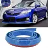 New Mavi 2,5 Metre Araba Oto Ön Tampon Koruyucu Kauçuk Pratik Tampon Şerit Bant Döşeme Kiti