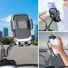 New Motor,Motosiklet,Bisiklet ,Scooter İçin 360 Derece Dönebilen Dikiz Aynası Versiyonu Telefon Tutucu Aparat