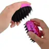 New Neon Pembe Düzleştirici Tarak Geniş AralıklıHer Saç Tipine Uygun Fırçalı Saç Düzleştirici