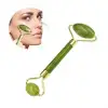 New Özel Süngerli Kutusunda Kırılmaz Çift Taraflı 2li Cilt Yüz Masaj Aleti Jade Roller Yeşim Taş