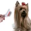 New Paslanmaz Evcil Hayvan Kedi Köpek Tüy Tarama Toplama Fırçası Kolay Temizlenir Bakım Aleti