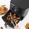 New Renkli Isıya Dayanıklı Yıkanılabilir Silikon Fırın Ve Airfryer Yuvarlak Pişirme Matı 20 Cm