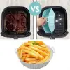 New Renkli Isıya Dayanıklı Yıkanılabilir Silikon Fırın Ve Airfryer Yuvarlak Pişirme Matı 20 Cm