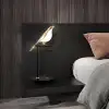 New Saksağan Kuş Modeli Tekli Dokunmatik Aydınlatma Masa Üstü Gece Lambası Göz Korumalı Abajur