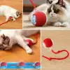 New Şarjlı Otomatik Hareketli Kedi Köpek İçin 360 Derece Dönen İnteraktif Akıllı Oyun Topu