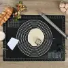New Silikon Çok Amaçlı Geniş Hamur Matı Hamur Açma Matı 40*50 cm