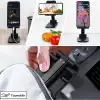 New Siyah Aynalı Cep Telefonu Sabitleyici Stand Katlanabilir Ayarlanabilir Telefon Standı