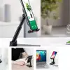 New Siyah Aynalı Cep Telefonu Sabitleyici Stand Katlanabilir Ayarlanabilir Telefon Standı
