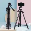 New Telefon ve Fotoğraf Makinası Takılabilen Bluetooth Kumandalı 146 cm Tripod