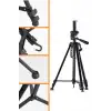 New Telefon ve Fotoğraf Makinası Takılabilen Bluetooth Kumandalı 146 cm Tripod