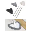 New Teleskopik Saplı 150 cm Üçgen Mop Cam Duvar Tavan Fayans Parke Temizleyici Mop