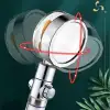 New Turbo Pervaneli ve Filtreli Su Tasarruflu 360 Derece Dönebilen Tazyikli Duş Başlığı