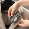 New Tutamaçlı Plastik Pratik Tırnak ve Kıyafet Yaka Temizlik Fırçası- TP-113