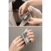 New Tutamaçlı Plastik Pratik Tırnak ve Kıyafet Yaka Temizlik Fırçası- TP-113