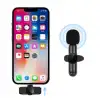 New Type C Uyumlu İphone Dönüştürücülü Kablosuz Yaka Mikrofonu Android ve İphone Uyumlu Mini Mikrofon