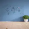 New Yazılabilir Dünya Haritası Manyetik Duvar Stickerı 110 x 56 cm