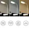 New Yuvarlak USBli Dokunmatik 3 Kademeli 360 Derece  Özel Göz Korumalı Led Lityum Masa Lambası