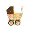 Dekoratif Metal Bebek Arabası