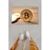 Dijital Baskı Dekoratif Bitcoin Pudra Kapı Önü Paspası K-1280