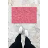 Dijital Baskı Pembe Kedili Desen Kapı Önü Paspası K-1025
