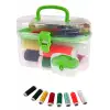 İplik Set Oval Plastik Dikiş Seti