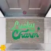 Kapı Önü Paspası Dekoratif Dijital Baskı Lucky Charm P-2359