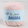 La Mia Angora Pudra Pembe El Örgü İpi - L185 - 34012