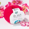 La Mia Pastel Cotton Fuşya El Örgü İpi - L058 - 33613