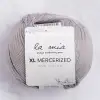 La Mia XL Mercerized Gri El Örgü İpi - 232 - 33774