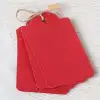 Loren 10lu Kırmızı Etiket ve Klipsli Etiket İpi