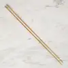 Loren Crafts 2,5 mm 35 cm Sarı Metal Örgü Şişi - L